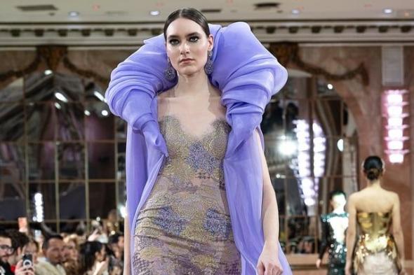 مجموعة Robert Abi Nader هوت كوتور ربيع 2026 تصاميم مستوحاة من الشفق القطبي