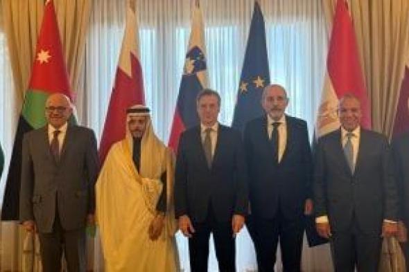 وزير
الخارجية
يبحث
مع
رئيس
وزراء
سلوفينيا
التطورات
الإقليمية
والدولية