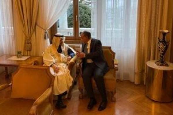 وزير
الخارجية
ونظيره
السعودي
يبحثان
العلاقات
الثنائية
والمستجدات
الإقليمية