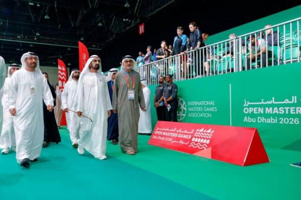 محمد
      بن
      راشد
      يشهد
      جانباً
      من
      منافسات
      «ألعاب
      الماسترز
      أبوظبي
      2026»