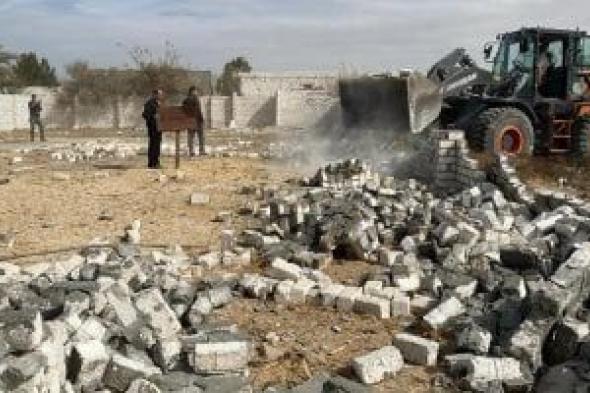 انطلاق
المرحلة
الثانية
من
الموجة
28
لحملات
إزالة
التعديات
على
الأراضى
ببنى
سويف