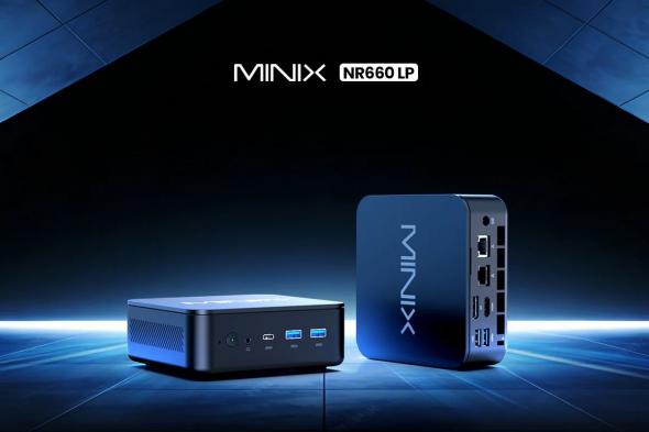Minix
تطلق
حاسوباً
صغيراً
جديداً
بمعالج
AMD
وتصميم
مدمج
ودعم
تخزين
حتى
8
تيرابايت