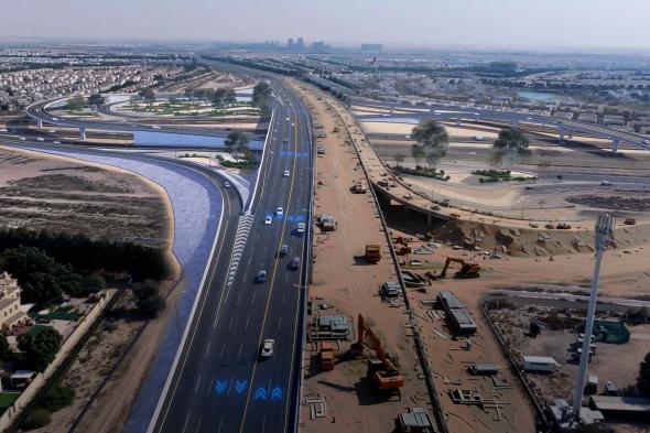 "طرق دبي" تفتتح جسراً على تقاطع شارع القدرة مع المرابع العربية و"دبي للاستوديوهات"