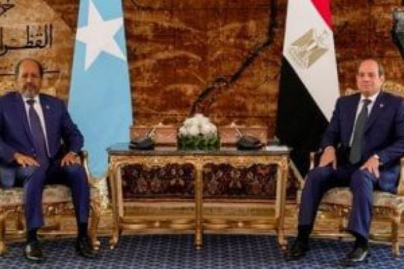 الرئيس
السيسى
يبحث
مع
نظيره
الصومالى
تثبيت
السلم
والاستقرار
فى
القرن
الأفريقى