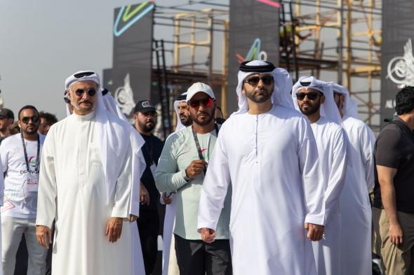 منصور بن محمد يشهد جانباً من منافسات "ألعاب دبي 2026"