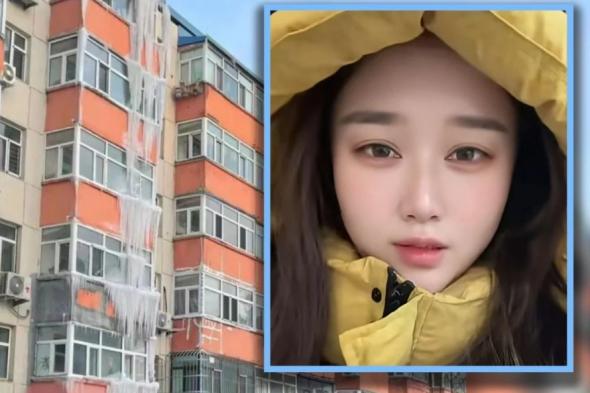 نسيت إغلاق صنبور المياه فجمَّدت الشارع وحوّلت الحيّ إلى حلبة تزلج