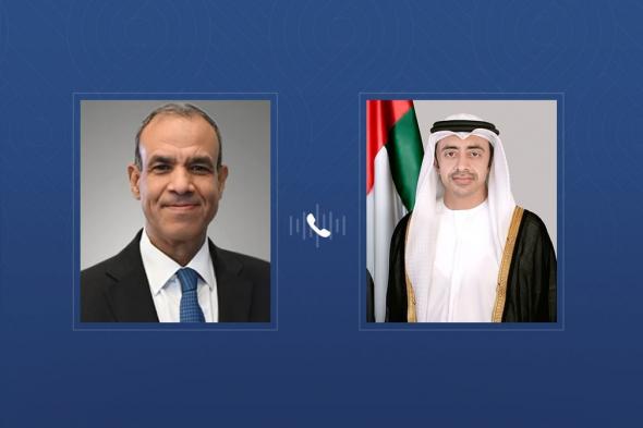 عبدالله بن زايد ووزير الخارجية المصري يبحثان هاتفيا العلاقات الأخوية والأوضاع الإقليمية