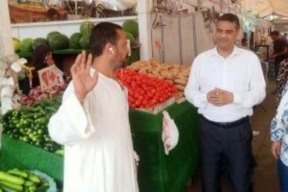 نائب محافظ الدقهلية يتفقد المعرض الدائم للسلع الغذائية بحي شرق المنصورة