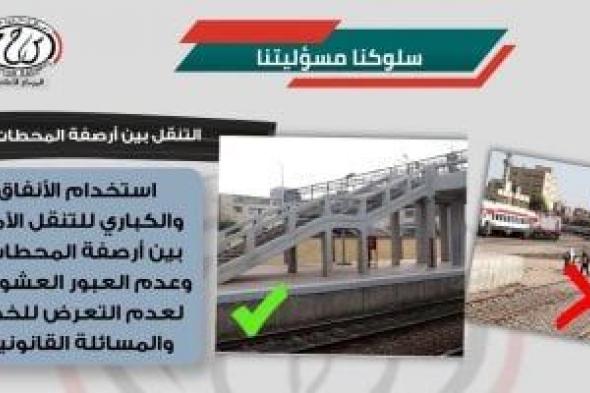 ​حملات توعوية لتعديل السلوكيات وتأمين حركة القطارات