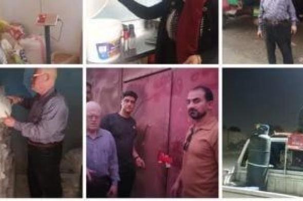 تشميع مصنع عصائر غير مرخص وضبط 7500 جركن مجهول المصدر بالحوامدية
